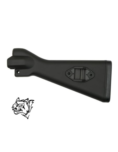 Culata fija Snow Wolf MP5 negra táctica | Airsoft Yecla