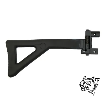Culata plegable Snow Wolf MP5 negra táctica | Airsoft Yecla