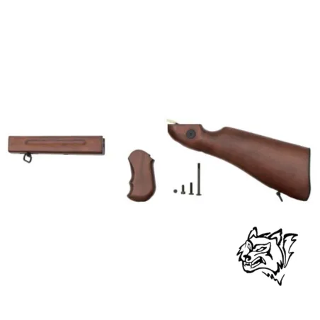 Kit madera Snow Wolf M1A1 completo realista | Airsoft Yecla