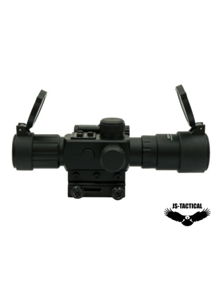 Mira telescópica JS Tactical 4x30 con láser | Airsoft Yecla