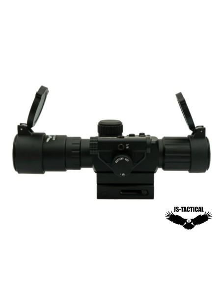 Mira telescópica JS Tactical 4x30 con láser | Airsoft Yecla