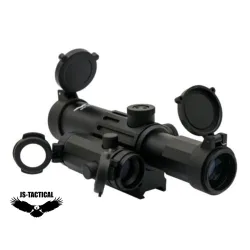 Mira telescópica JS Tactical 4x32 con punto rojo | Airsoft Yecla