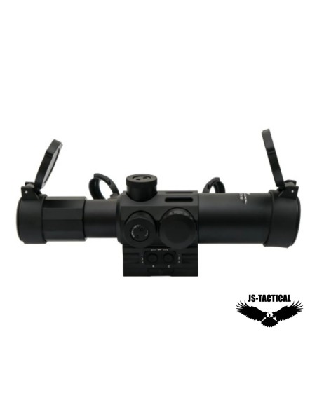 Mira telescópica JS Tactical 4x32 con punto rojo | Airsoft Yecla