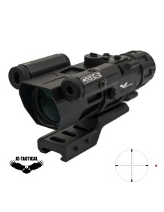 Mira prismática JS Tactical 4x32 láser rojo | Airsoft Yecla 2