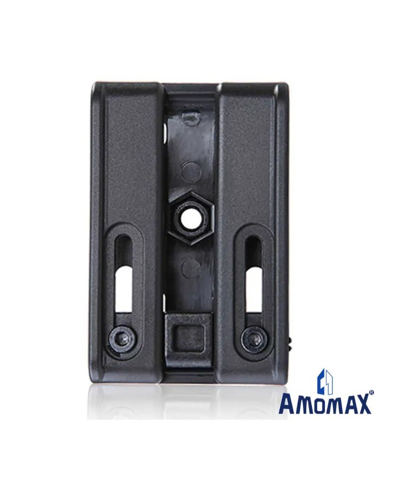 Adaptador cinturón ancho Amomax Belt Lock negro | Airsoft Yecla