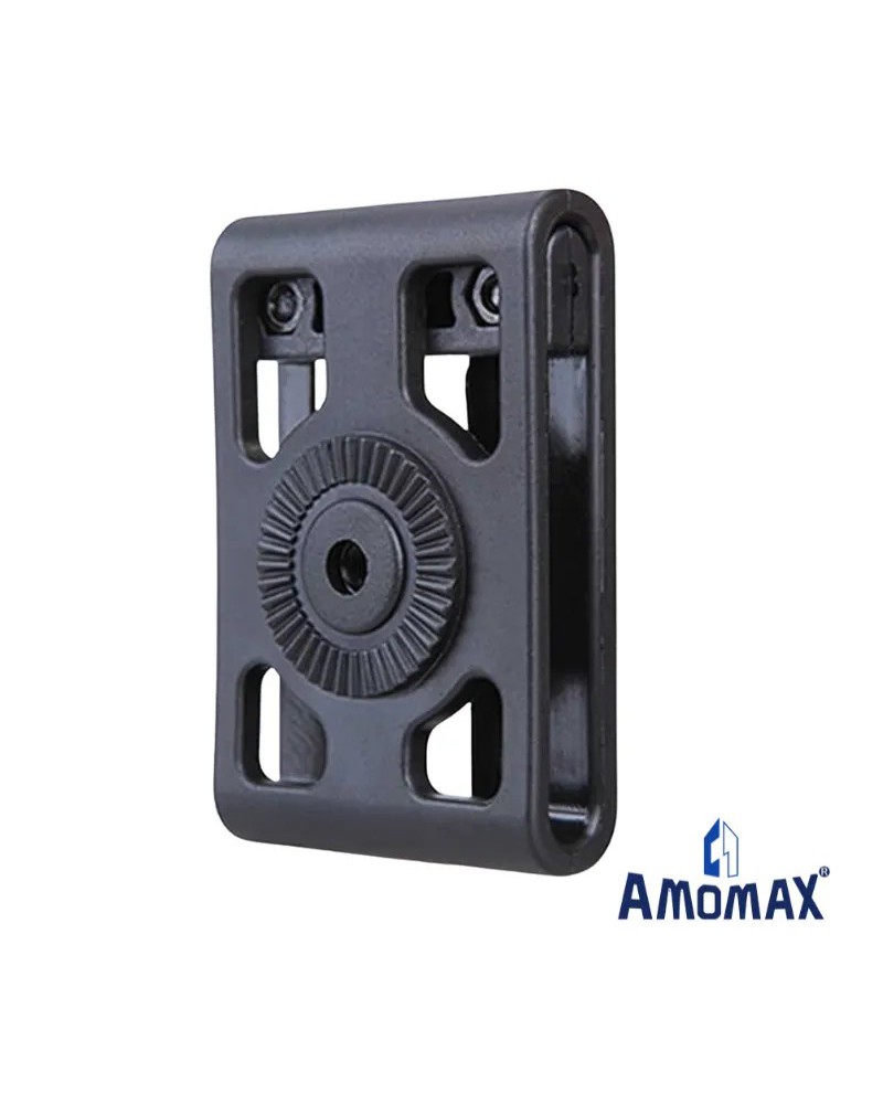 Adaptador cinturón ancho Amomax Belt Lock negro | Airsoft Yecla
