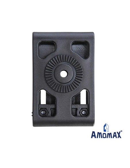 Adaptador cinturón ancho Amomax Belt Lock negro | Airsoft Yecla