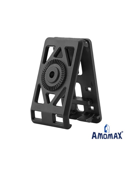 Adaptador cinturón estrecho Amomax Belt Clip negro | Airsoft Yecla