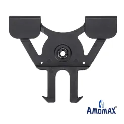 Adaptador rígido MOLLE Amomax triángulo negro | Airsoft Yecla