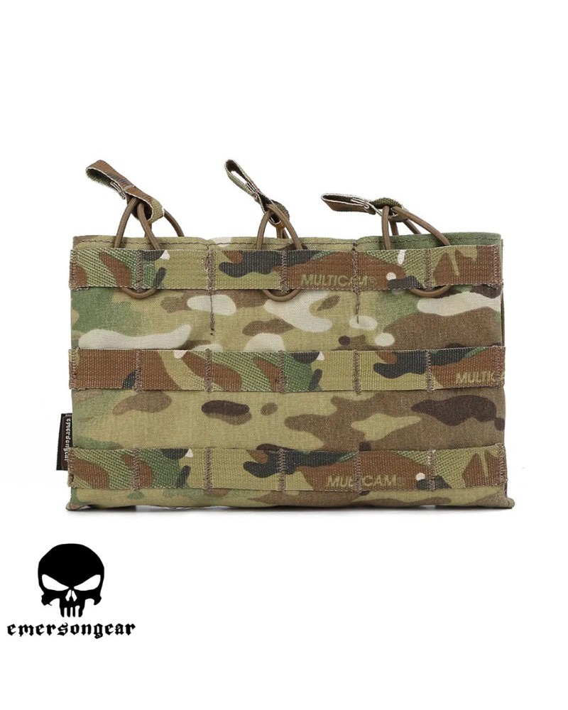 Portacargadores Triple M4 Multicam EmersonGear | Airsoft Yecla