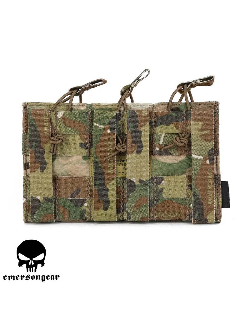 Portacargadores Triple M4 Multicam EmersonGear | Airsoft Yecla