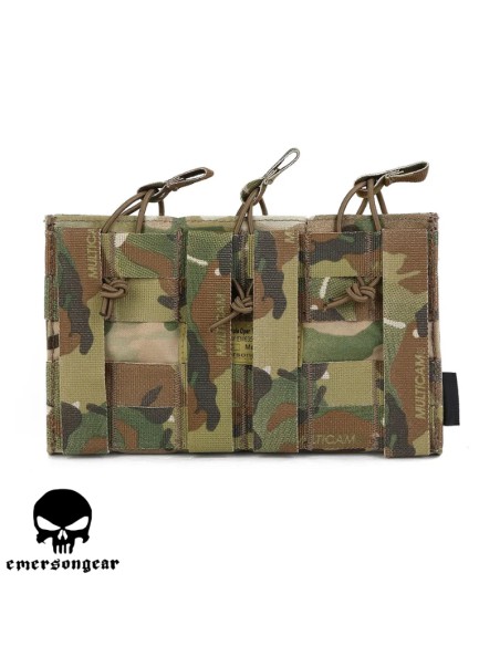 Portacargadores Triple M4 Multicam EmersonGear | Airsoft Yecla