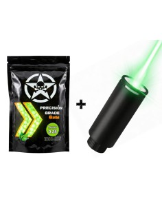 KIT Trazador Airsoft RGB con Efecto Fogonazo + Bolas trazadoras 0.28