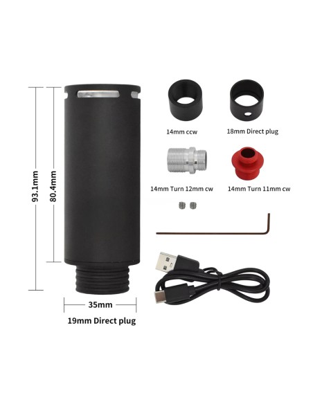 KIT Trazador Airsoft RGB con Efecto Fogonazo + Bolas trazadoras 0.25
