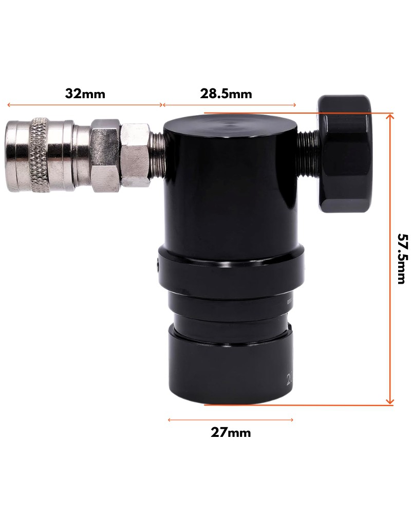 Kit completo de HPA (Botella 0.44L + Regulador + Línea) - Airsoft Yecla