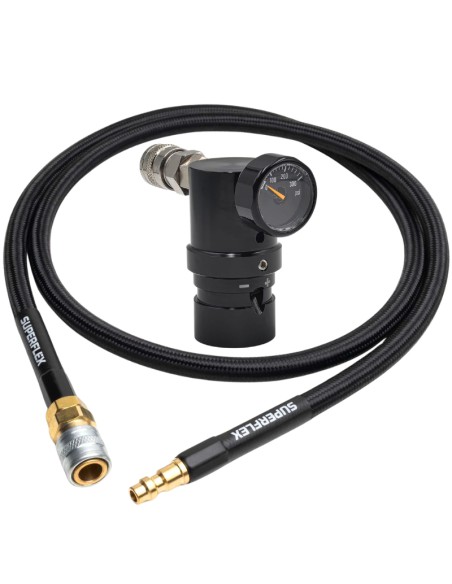 Kit completo de HPA (Botella 0.44L + Regulador + Línea) - Airsoft Yecla