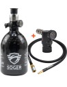 Kit completo de HPA (Botella 0.44L + Regulador + Línea) - Airsoft Yecla
