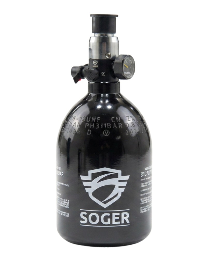 Kit completo de HPA (Botella 0.44L + Regulador + Línea) - Airsoft Yecla