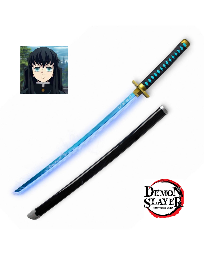 Katana Muichiro Tokito LED y vapor Demon Slayer | Airsoft Yecla