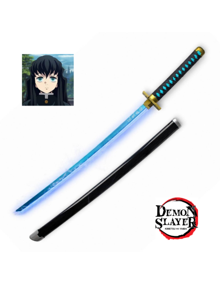 Katana Muichiro Tokito LED y vapor Demon Slayer | Airsoft Yecla