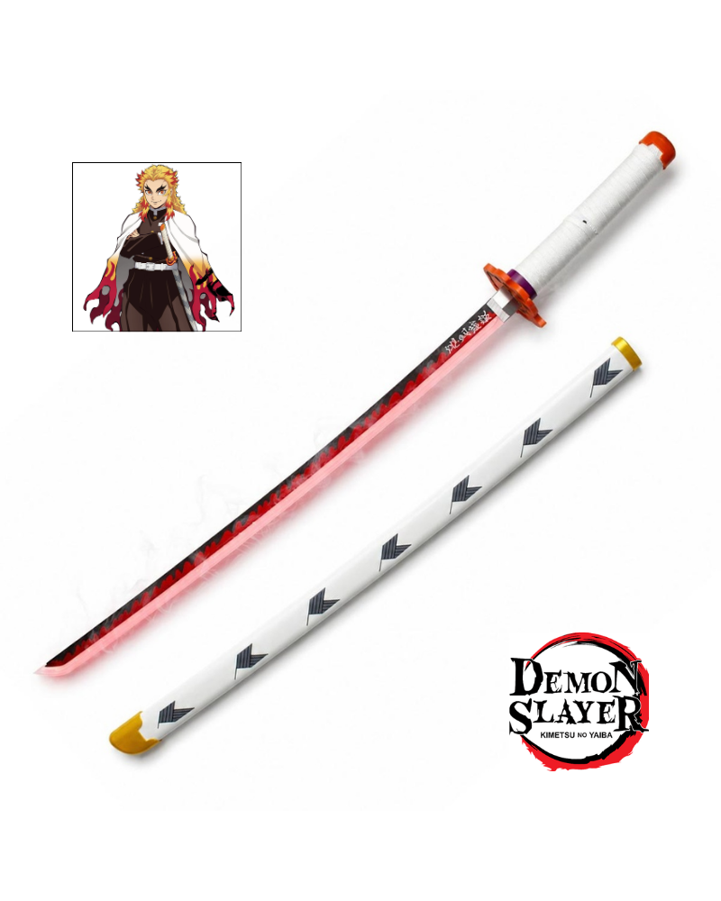 Katana Kyojuro Rengoku LED y vapor Demon Slayer | Airsoft Yecla