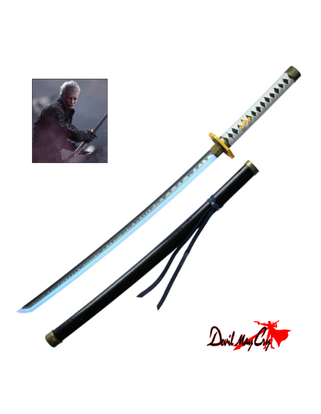 Katana Vergil Yamato LED blanco | Airsoft Yecla