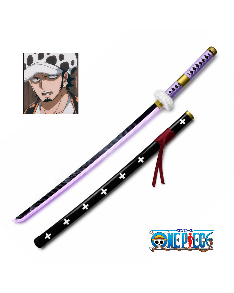 Katana Trafalgar Law LED blanco | Airsoft Yecla
