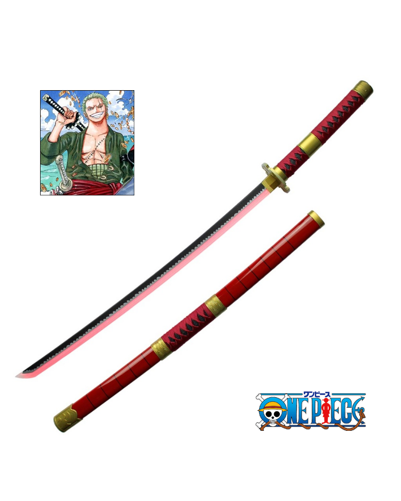 Katana Zoro Sandai Kitetsu LED rojo | Airsoft Yecla