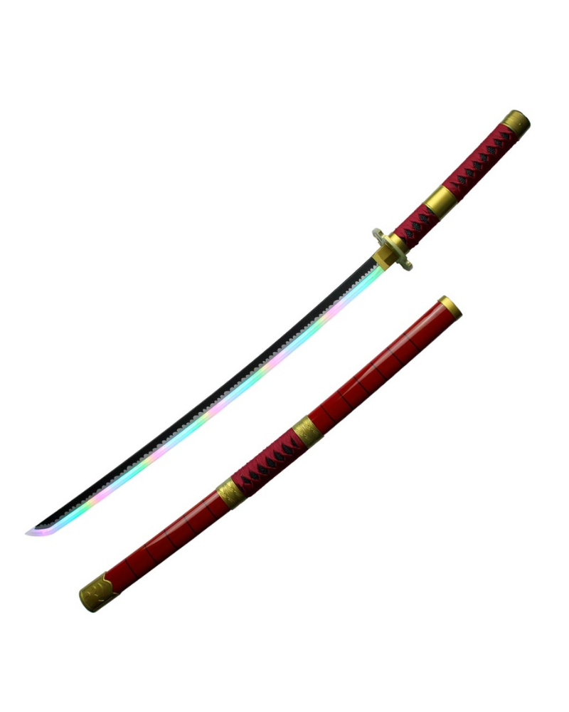 Katana Zoro Sandai Kitetsu LED rojo | Airsoft Yecla