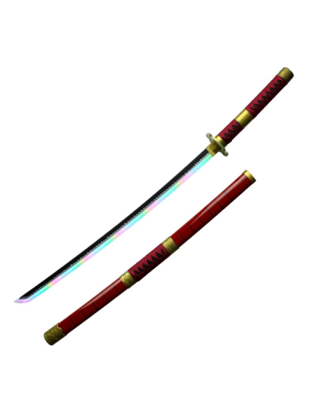 Katana Zoro Sandai Kitetsu LED rojo | Airsoft Yecla