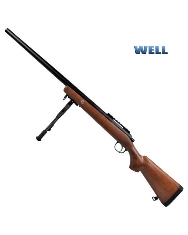 Francotirador VSR10 madera WELL | Airsoft Yecla