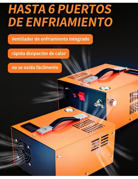Compresor HPA Portátil 4500 PSI para Airsoft