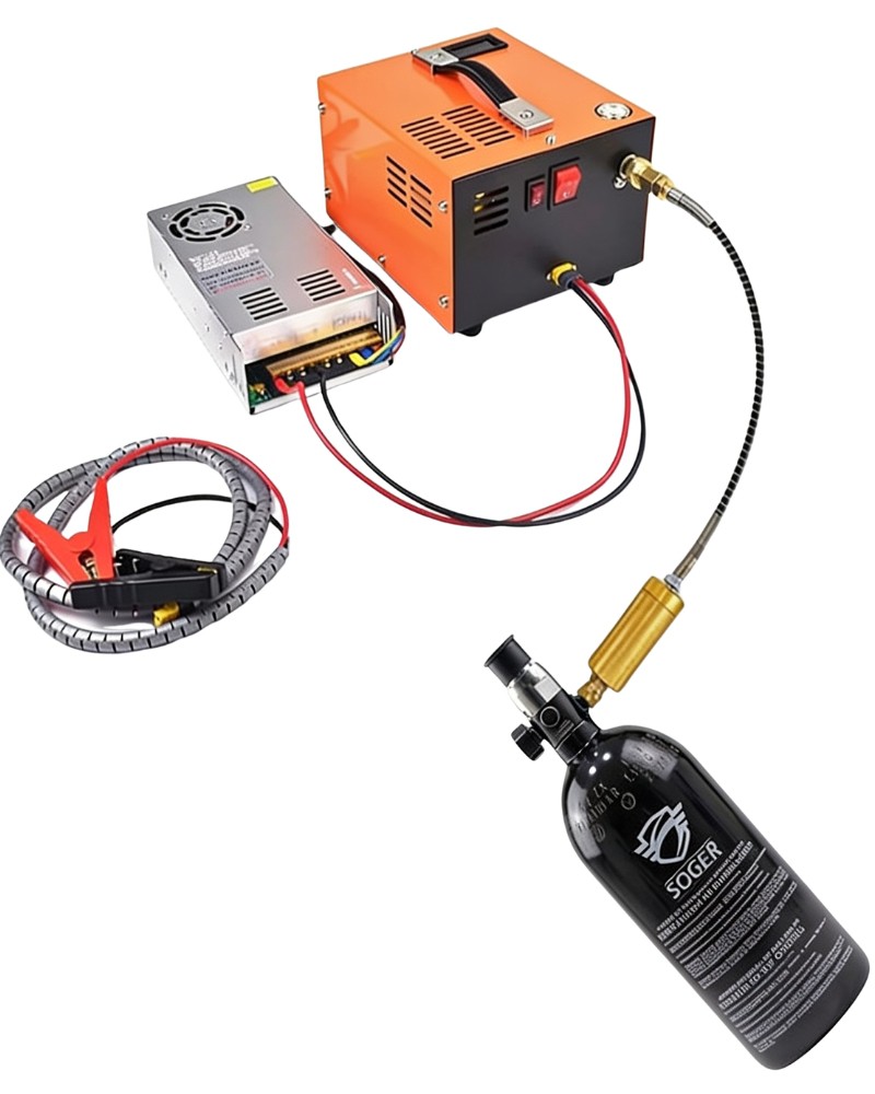 Compresor HPA Portátil 4500 PSI para Airsoft
