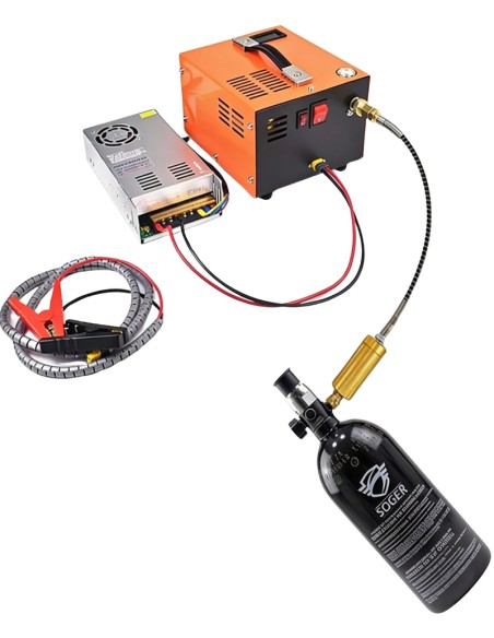 Compresor HPA Portátil 4500 PSI para Airsoft