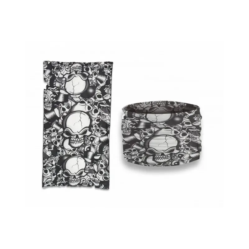 Braga polar fina negra con calavera Braga polar fina negra con calavera