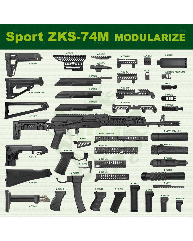 Fusil LCT Sport ZKS-74M AEG | Airsoft Yecla