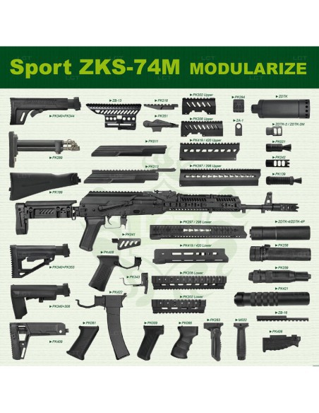 Fusil LCT Sport ZKS-74M AEG | Airsoft Yecla