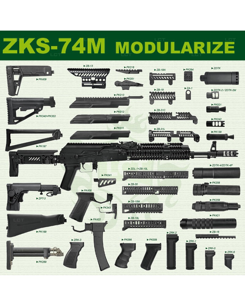 Fusil ZKS-74M AEG - LCT | Airsoft Yecla