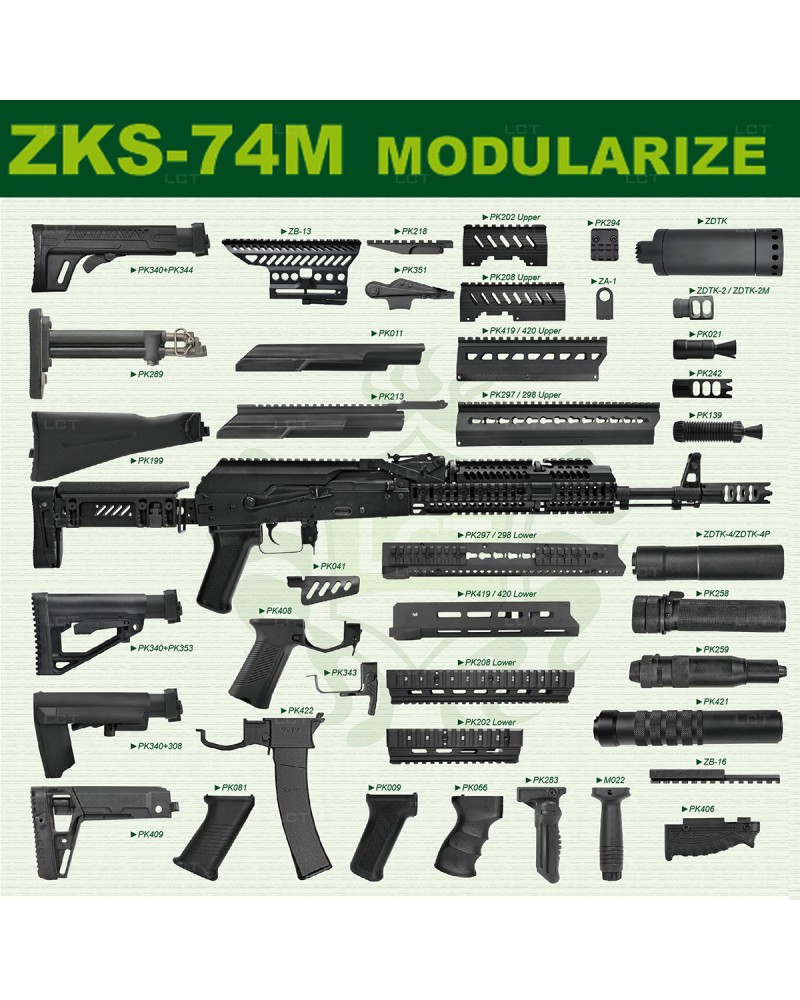 Fusil ZKS-74M AEG - LCT | Airsoft Yecla