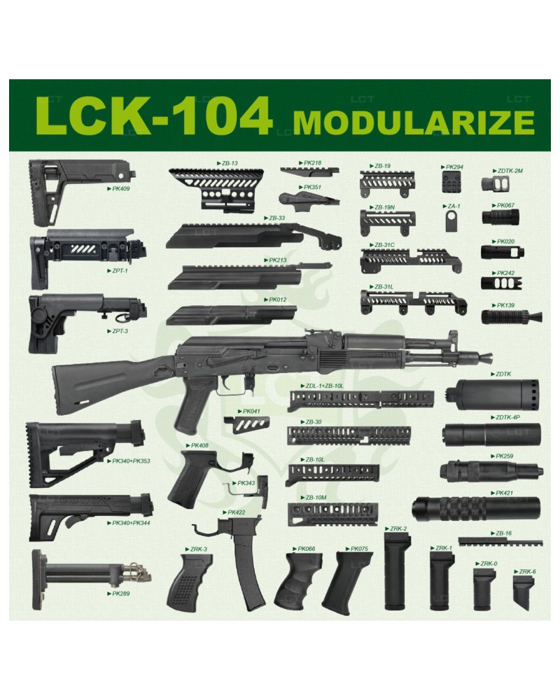 Fusil LCK-104 AEG - LCT | Airsoft Yecla
