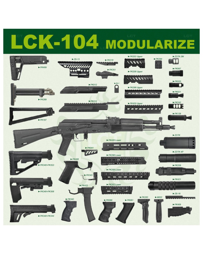 Fusil LCK-104 AEG - LCT | Airsoft Yecla