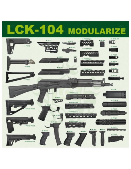 Fusil LCK-104 AEG - LCT | Airsoft Yecla