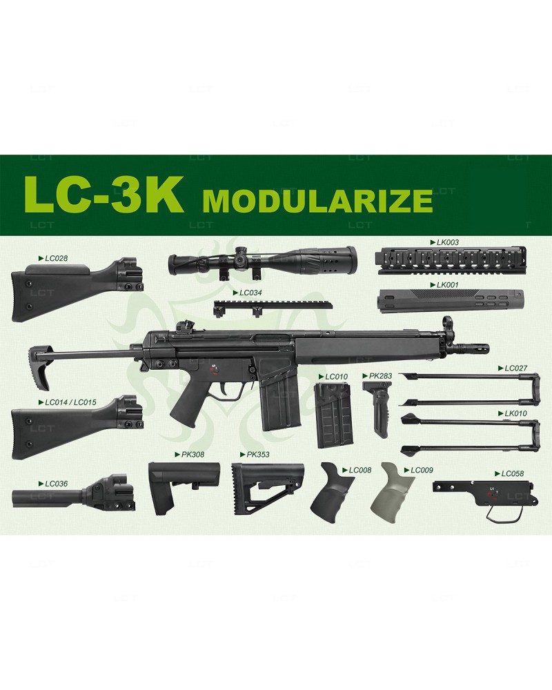 Fusil de Airsoft LC-3K AEG - LCT | Airsoft Yecla