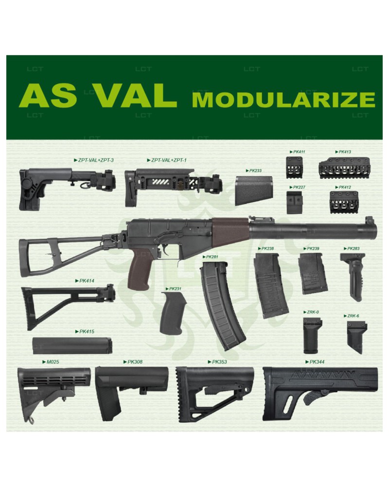 Fusil AEG AS VAL - LCT | Airsoft Yecla