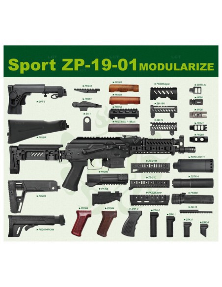 Fusil de Airsoft Sport ZP-19-01 AEG | Airsoft Yecla