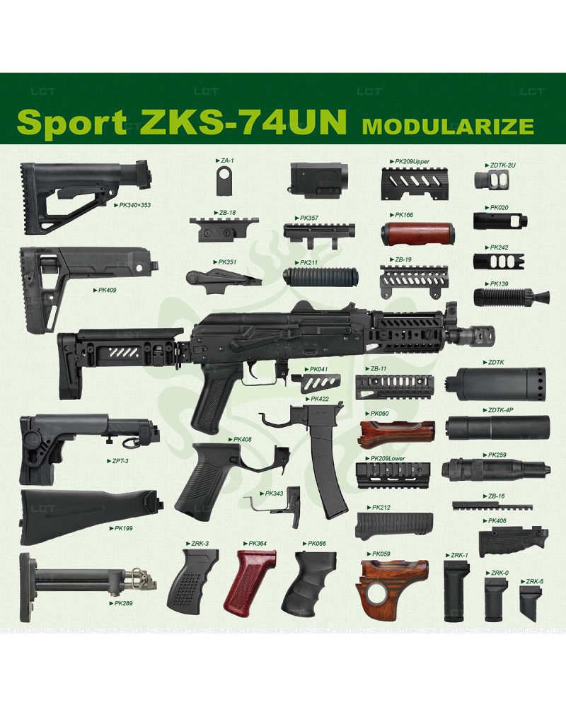 Réplica Sport ZKS-74UN AEG - LCT | Airsoft Yecla