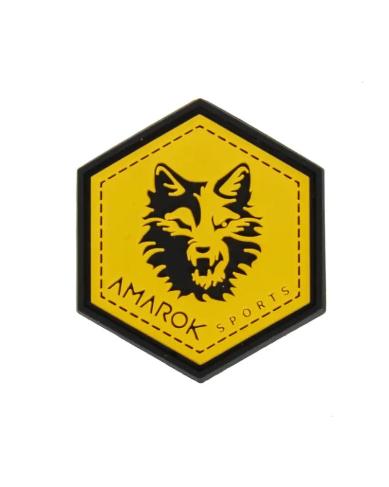 Parche AMAROK sports pequeño - Amarillo - AirsoftYecla.es