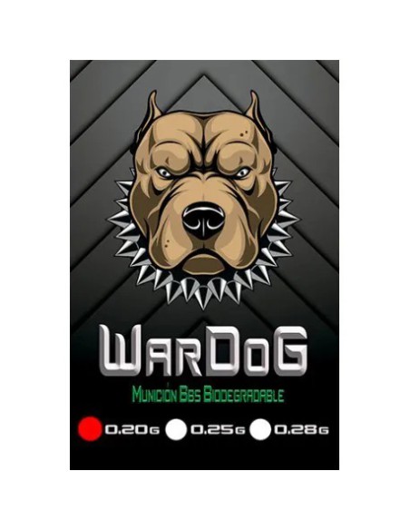 Bolas WarDog BBs 0.20g 1kg Bio