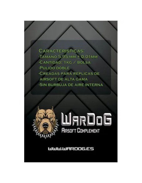 Bolas WarDog BBs 0.28g 1kg Bio
