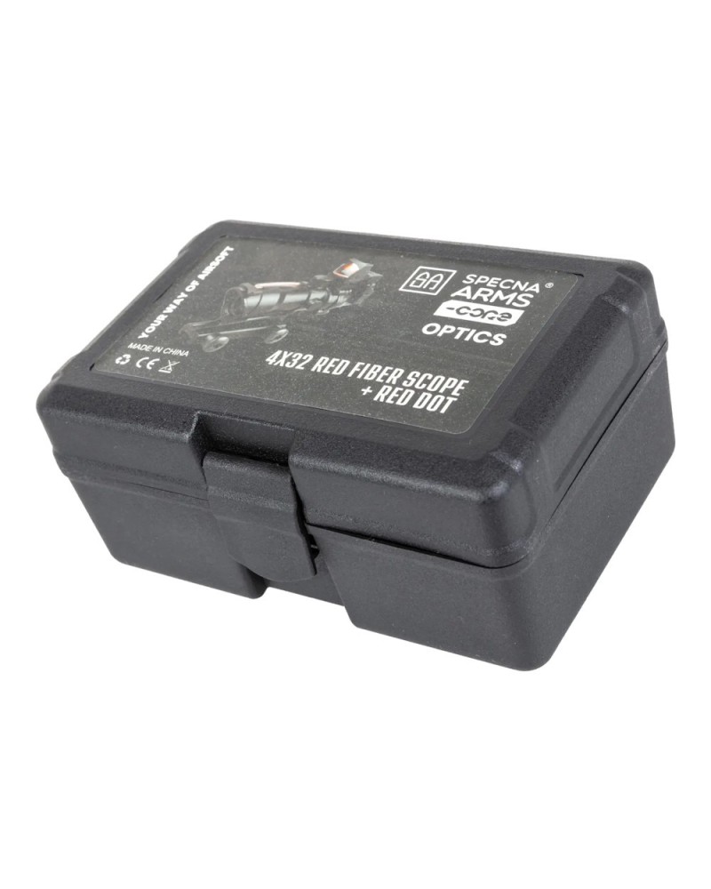 Mira telescópica SPECNA ARMS Fiber Optic 4x32 | Airsoft Yecla